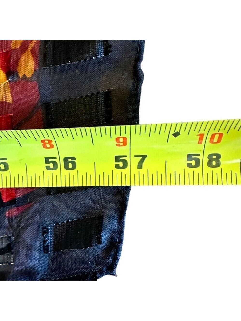 Womens Graphics Scarf Rectangle Sheer Metro Pagoda Print Chic Classic Black Red - Picture 8 of 10